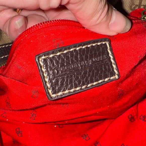 Dooney & Bourke Signature Brown and Tan Satchel - Picture 10 of 16